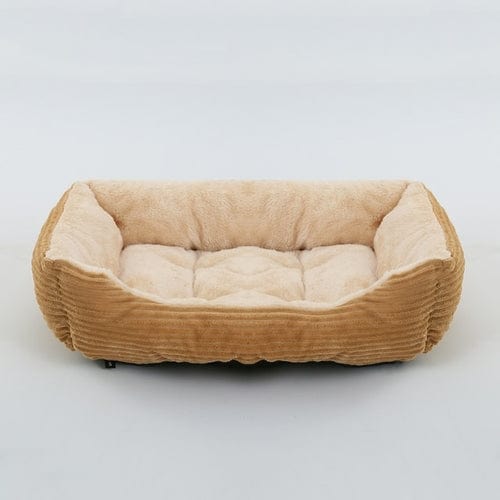 Bed For Dog Cat Pet Square Plush Kennel Medium Small Dog Sofa Bed