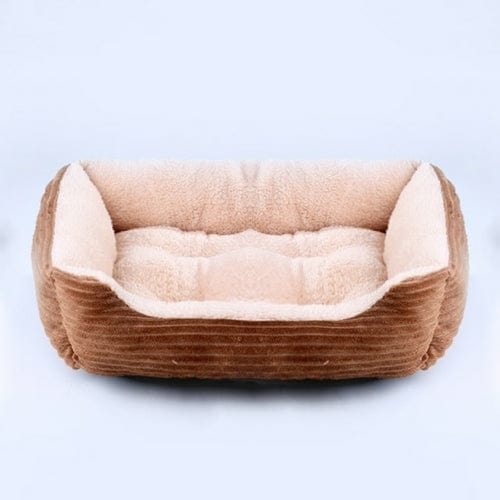 Bed For Dog Cat Pet Square Plush Kennel Medium Small Dog Sofa Bed