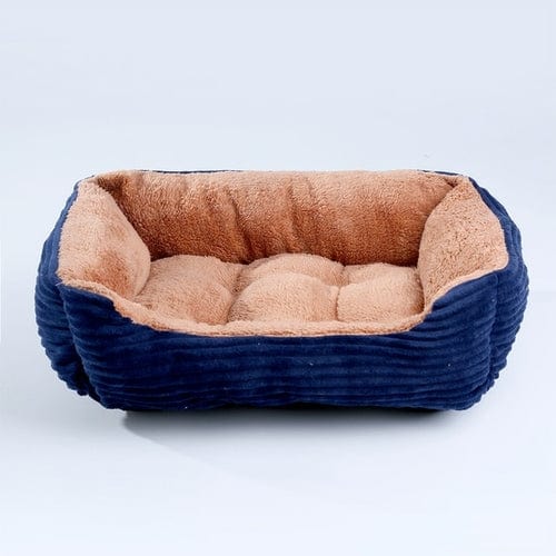 Bed For Dog Cat Pet Square Plush Kennel Medium Small Dog Sofa Bed