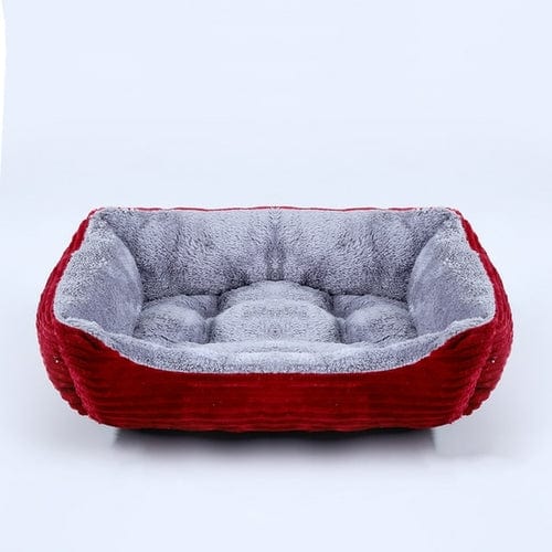 Bed For Dog Cat Pet Square Plush Kennel Medium Small Dog Sofa Bed