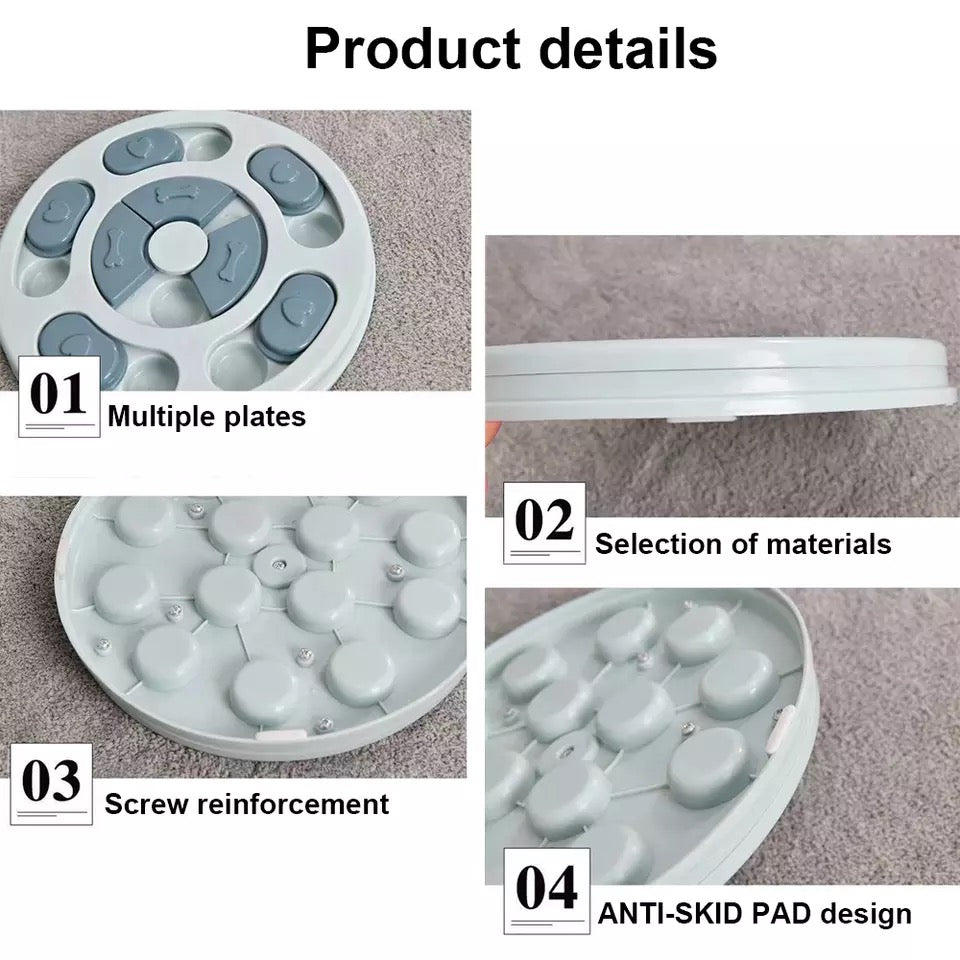 New Interactive IQ Training Pets Slow Feeder Bowl Puzzle