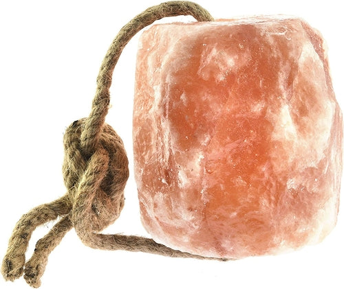 Himalayan Animal Lick Salt On Rope for Horses, Deer, and Livestock