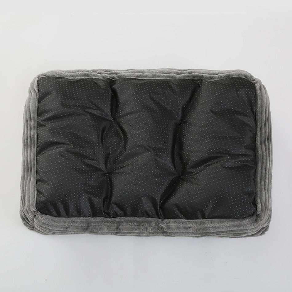 Bed For Dog Cat Pet Square Plush Kennel Medium Small Dog Sofa Bed