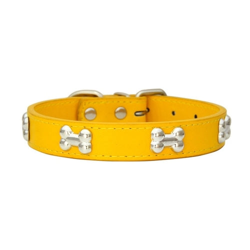 Small Dog Accessories | Leather Puppy Pug Collars