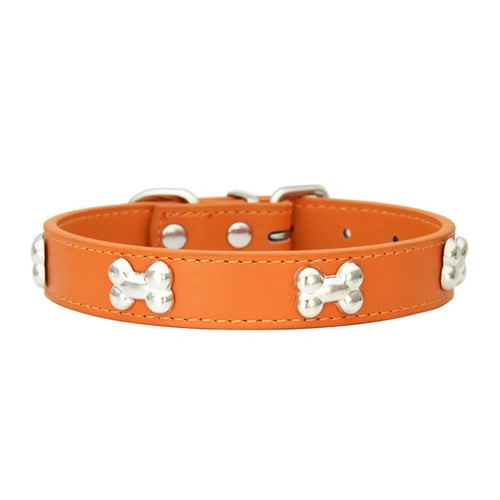 Small Dog Accessories | Leather Puppy Pug Collars