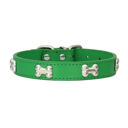 Small Dog Accessories | Leather Puppy Pug Collars