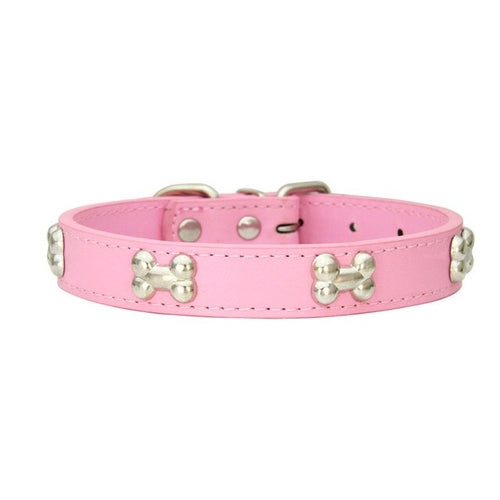 Small Dog Accessories | Leather Puppy Pug Collars