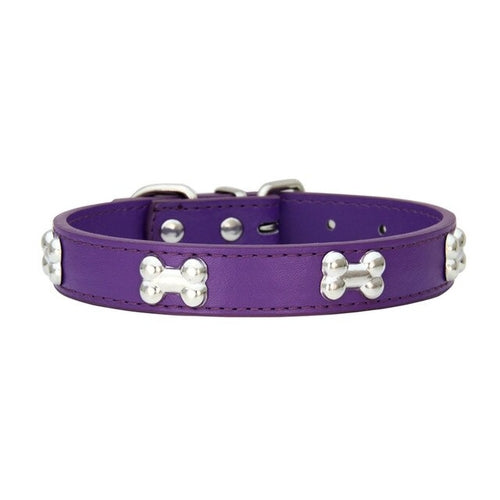 Small Dog Accessories | Leather Puppy Pug Collars