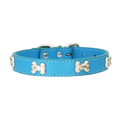 Small Dog Accessories | Leather Puppy Pug Collars