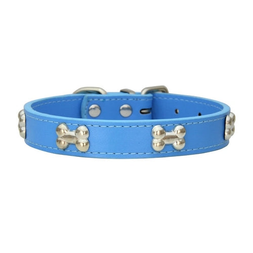 Small Dog Accessories | Leather Puppy Pug Collars