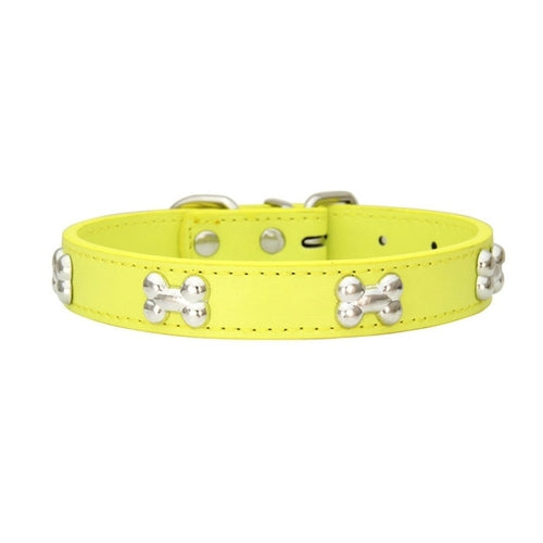 Small Dog Accessories | Leather Puppy Pug Collars