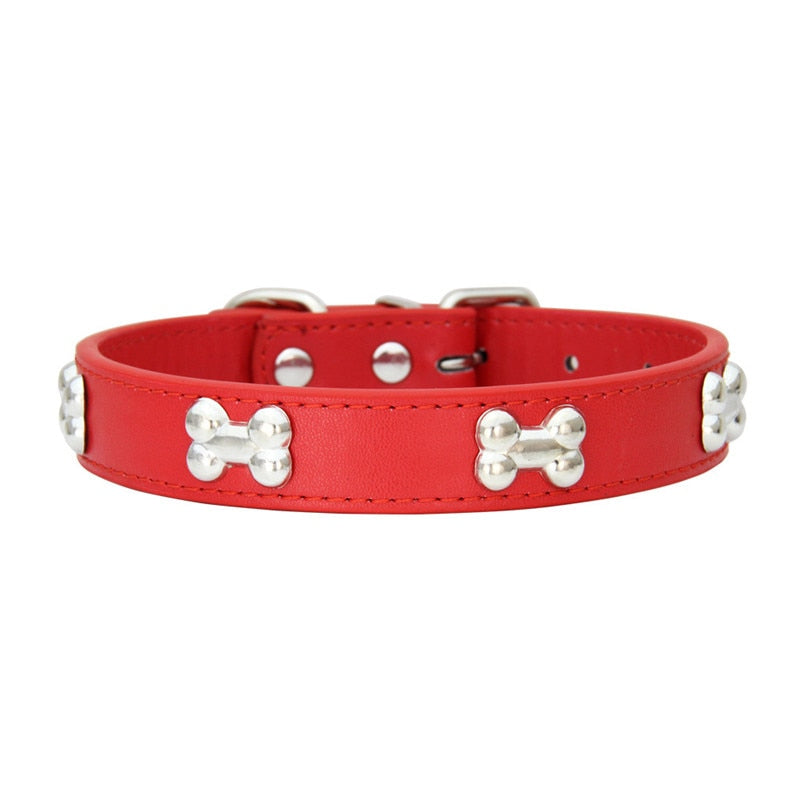 Small Dog Accessories | Leather Puppy Pug Collars