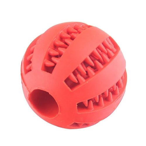 Food Leaking Rubber Ball Toy for Dogs