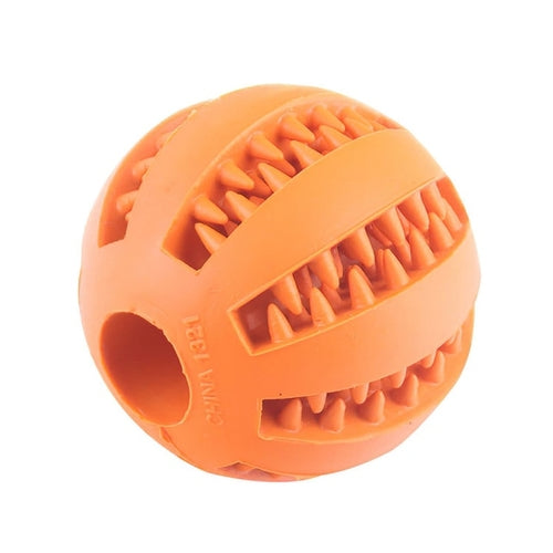 Food Leaking Rubber Ball Toy for Dogs