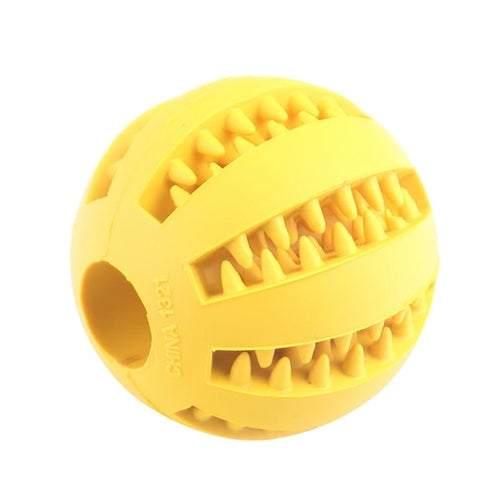 Food Leaking Rubber Ball Toy for Dogs