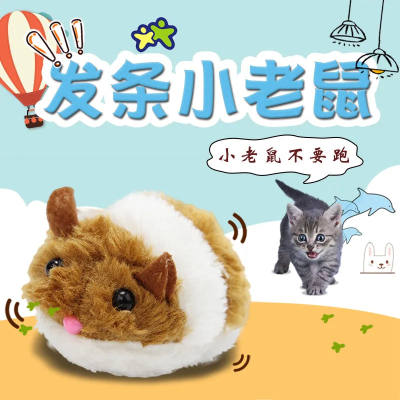 Cute Mouse Toys for Cat Supplies Plush Toy Shake Movement Mouse Pet