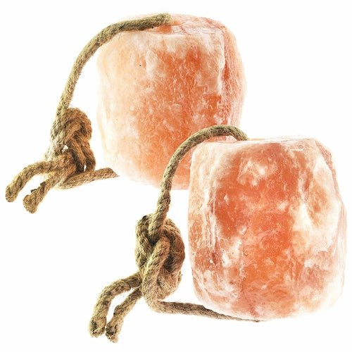 Himalayan Animal Lick Salt On Rope for Horses, Deer, and Livestock