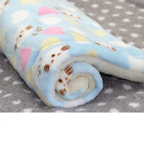 Large Size Flannel Dog Bed Thicken Cat Bed Sleeping Mat Dog Mat