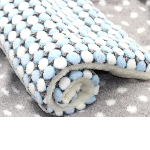 Large Size Flannel Dog Bed Thicken Cat Bed Sleeping Mat Dog Mat