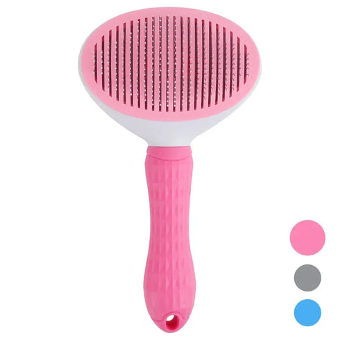 Pet Dog Hair Brush Cat Comb Grooming And Care Cat Brush Stainless